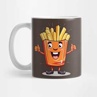 kawaii french fries T-Shirt cute potatofood funny Mug